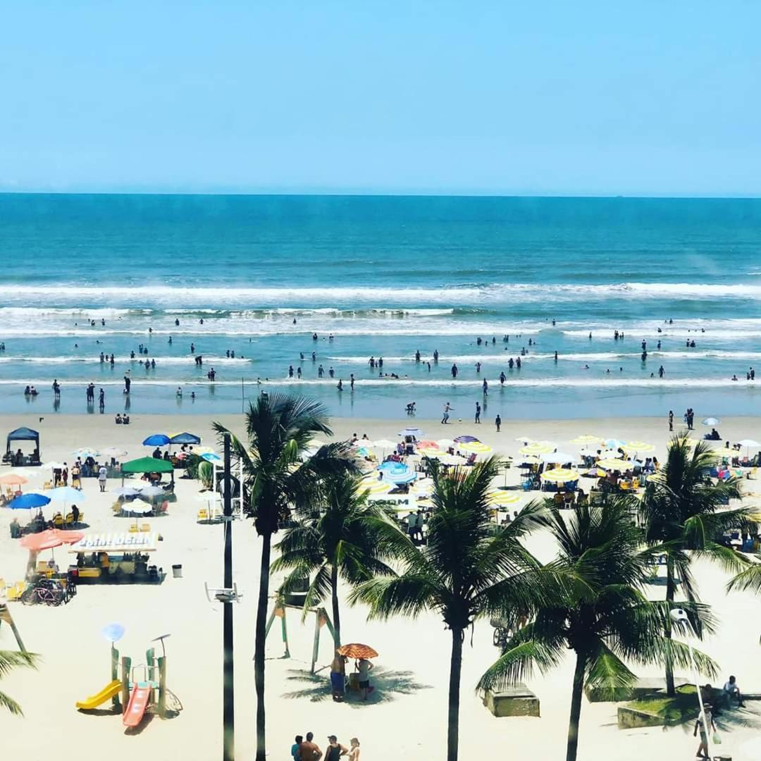 Alto Padrão com 94 mtrs - Frente Mar - sacada com Vista Mar Praia Grande (Santos) Exterior foto
